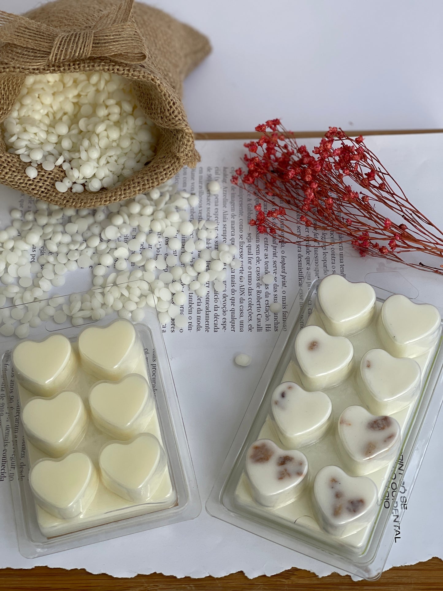 Wax Melts - FORMATO 'CORAÇÃO'