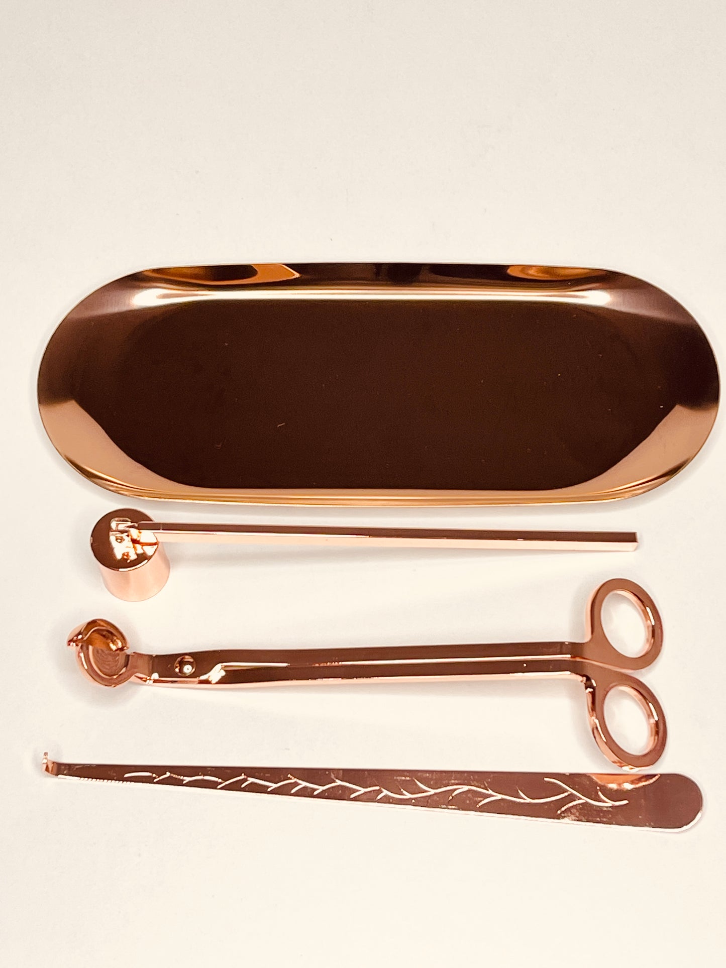 Conjunto de Acessórios para Velas (ROSE GOLDEN)