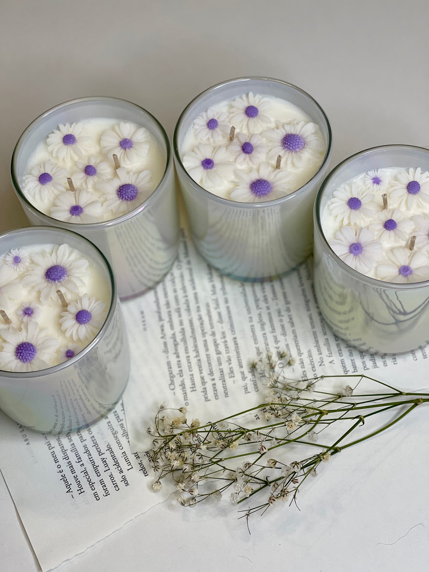 Vela DAISY FLOWER (Lavanda)